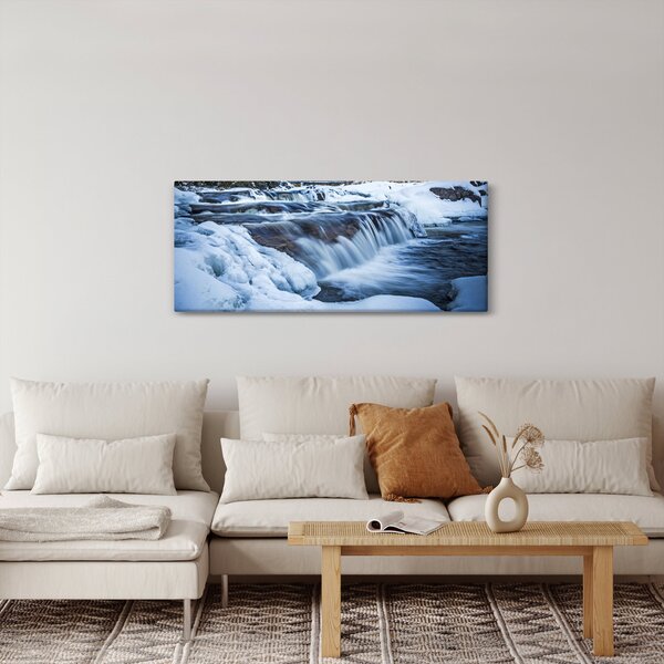 Slika rijeke zimi (120x50 cm)