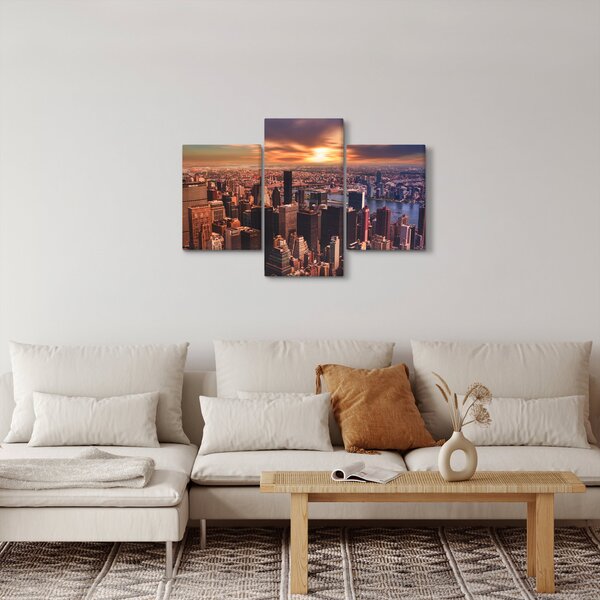 Slika - Pogled na metropolu (90x60 cm)