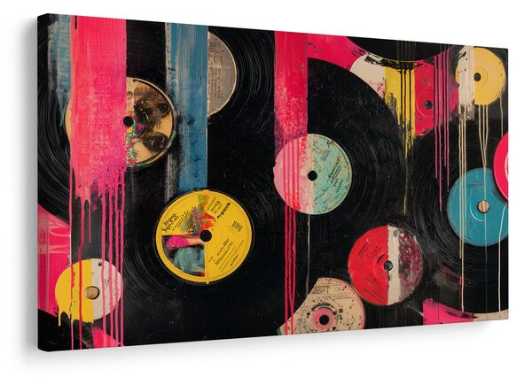 Slika street art vinilne ploče