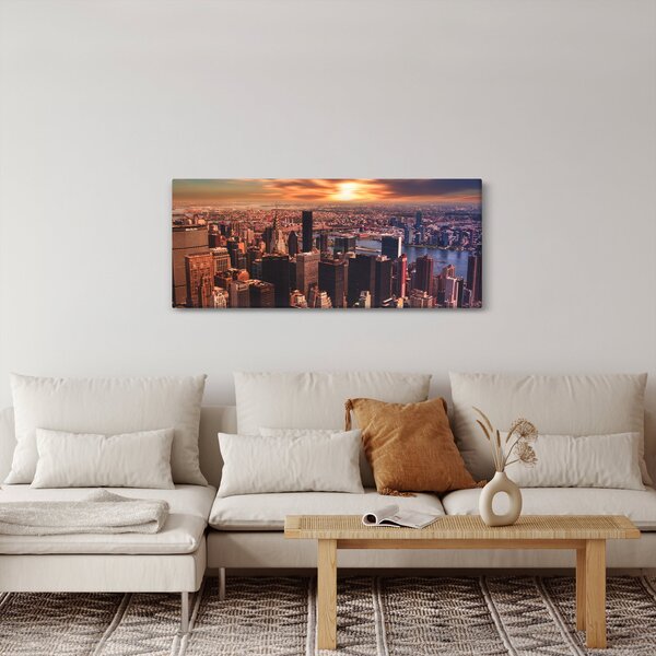 Slika - Pogled na metropolu (120x50 cm)
