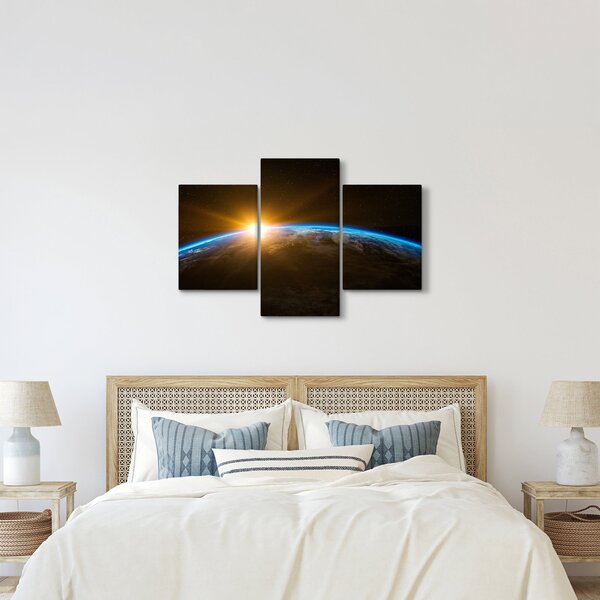 Slika planeta Zemlje iz svemira (90x60 cm)