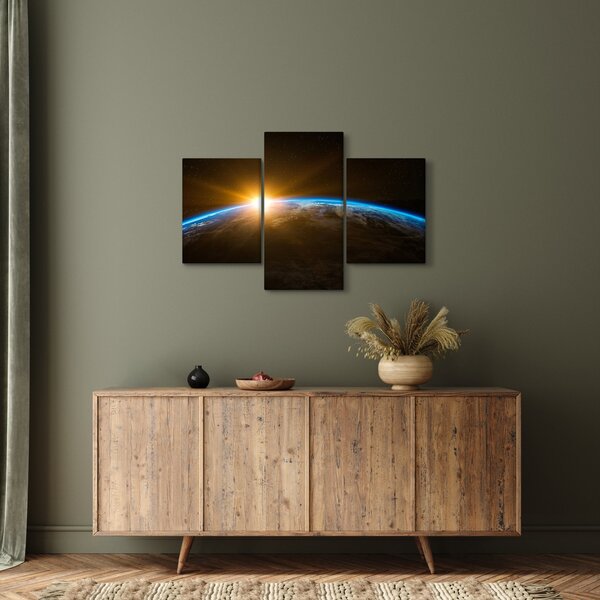 Slika planeta Zemlje iz svemira (90x60 cm)