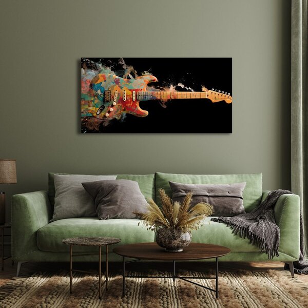 Slika električna gitara u bojama