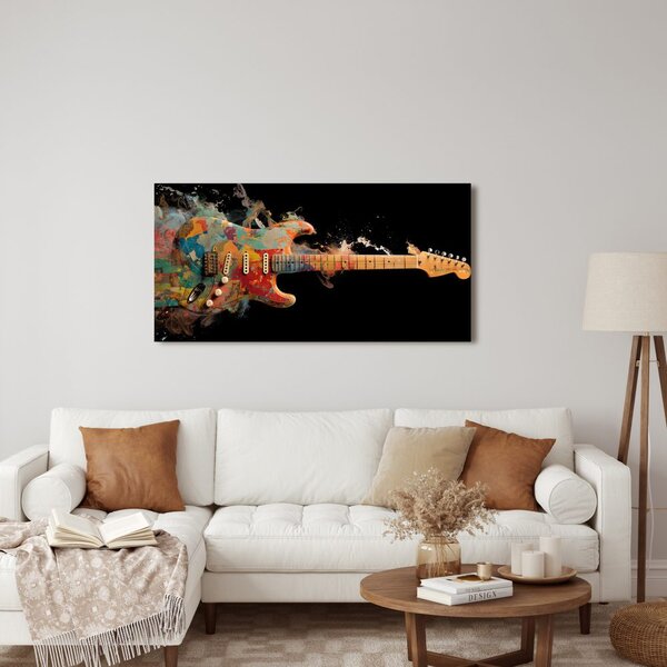 Slika električna gitara u bojama