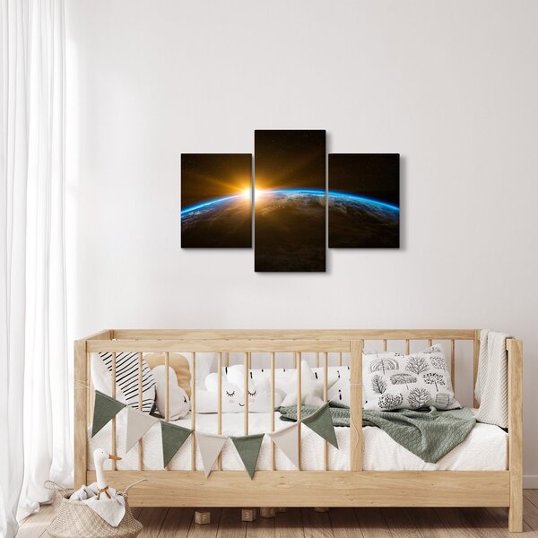 Slika planeta Zemlje iz svemira (90x60 cm)