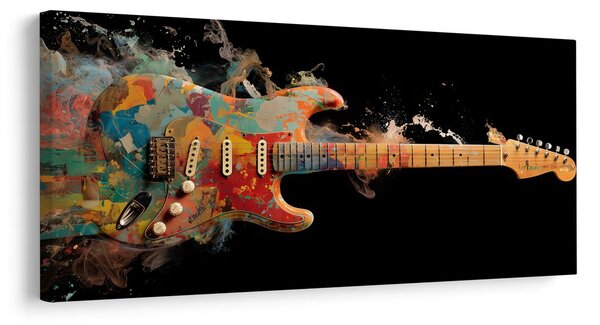 Slika električna gitara u bojama