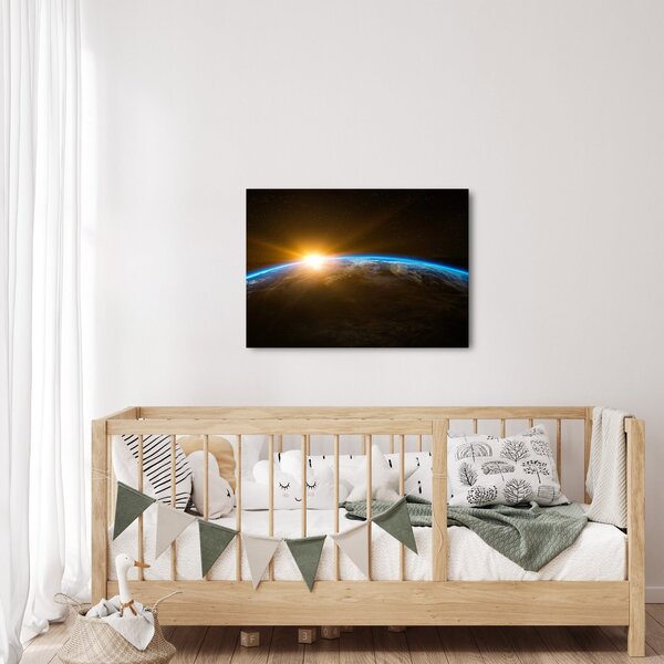 Slika planeta Zemlje iz svemira (70x50 cm)