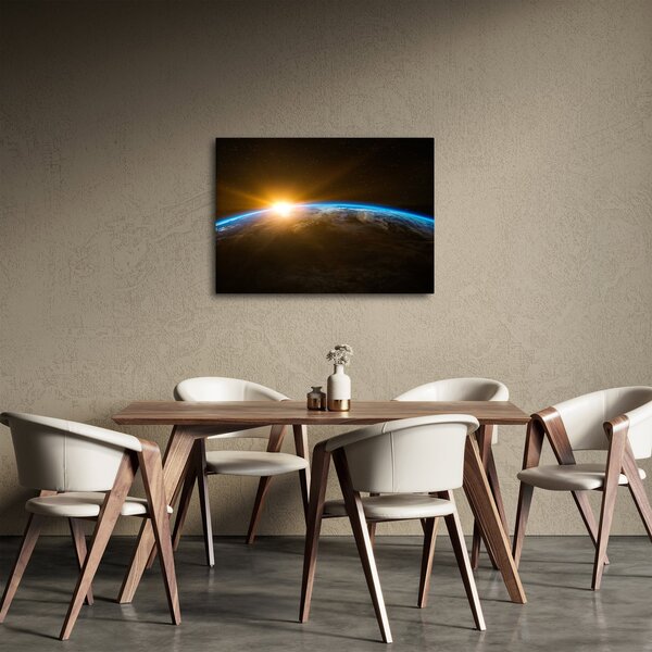 Slika planeta Zemlje iz svemira (70x50 cm)