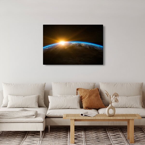 Slika planeta Zemlje iz svemira (90x60 cm)