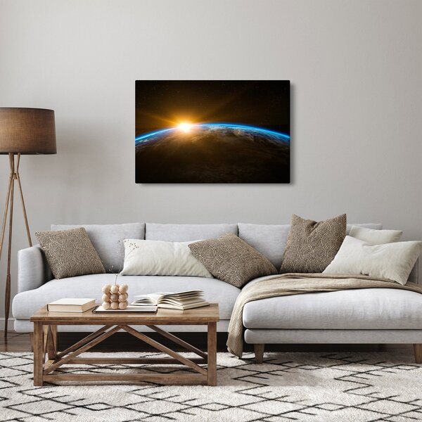Slika planeta Zemlje iz svemira (90x60 cm)