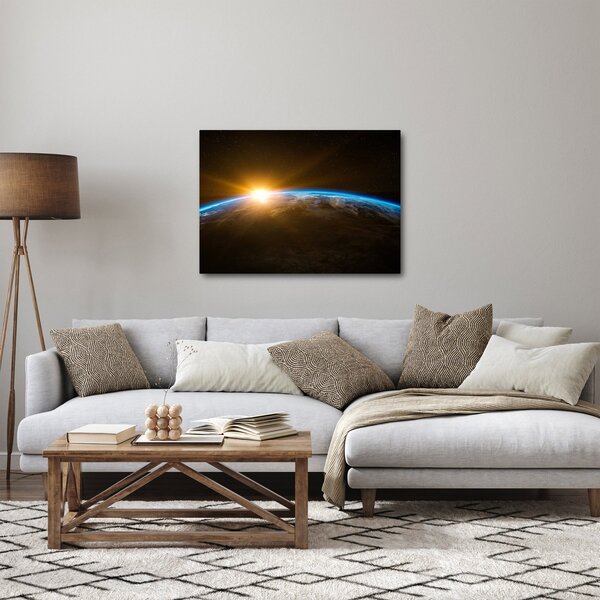 Slika planeta Zemlje iz svemira (70x50 cm)