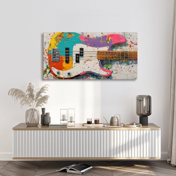 Slika bas gitara u bojama