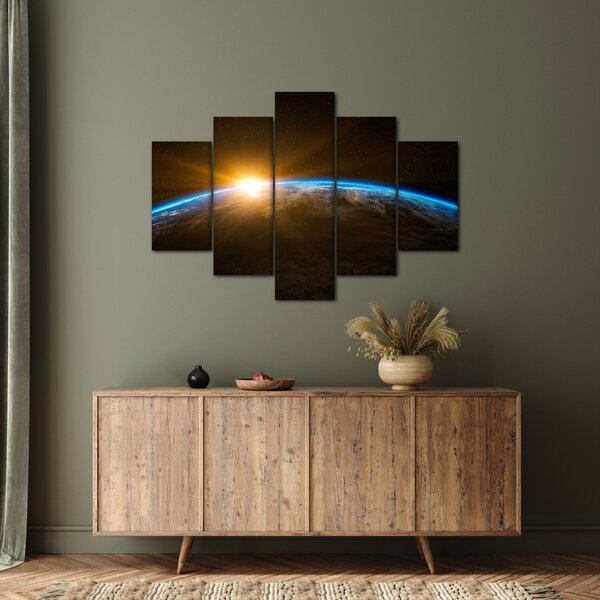 Slika planeta Zemlje iz svemira (150x105 cm)