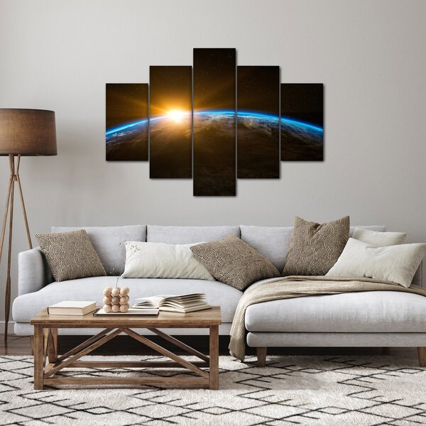 Slika planeta Zemlje iz svemira (150x105 cm)