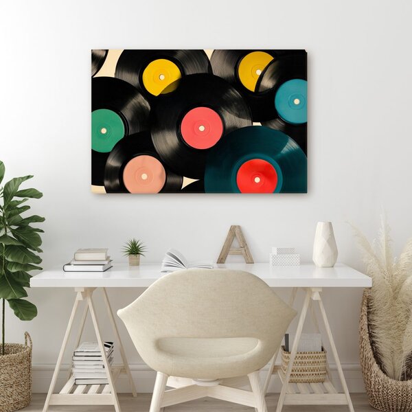 Slika glazbeni retro vinil