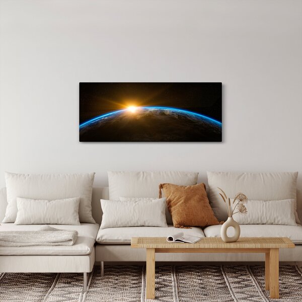 Slika planeta Zemlje iz svemira (120x50 cm)