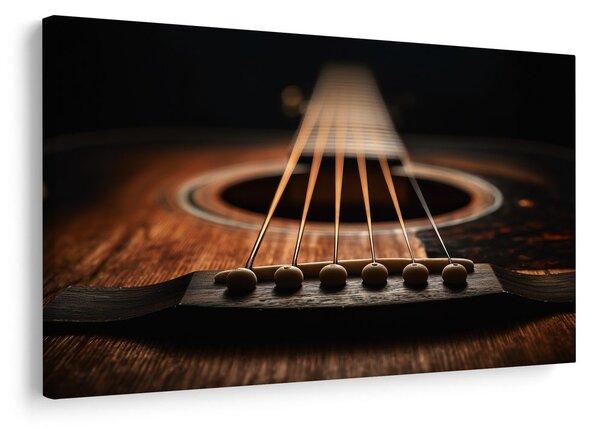 Slika akustična gitara izbliza