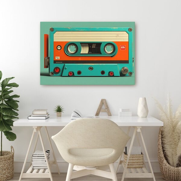 Slika retro kazeta za magnetofon