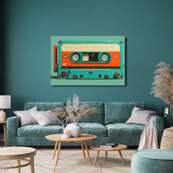 Slika retro kazeta za magnetofon