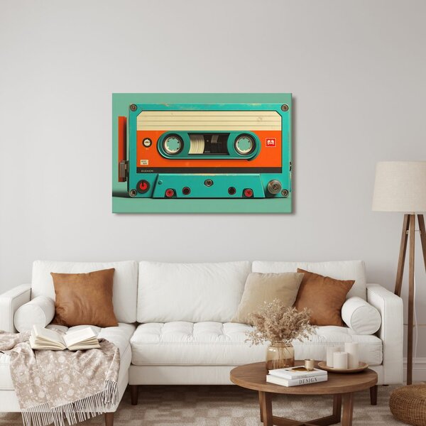 Slika retro kazeta za magnetofon