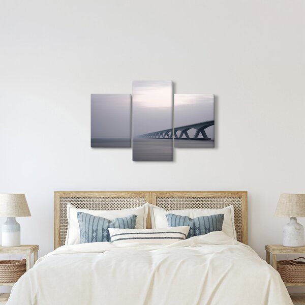 Slika mosta u magli (90x60 cm)