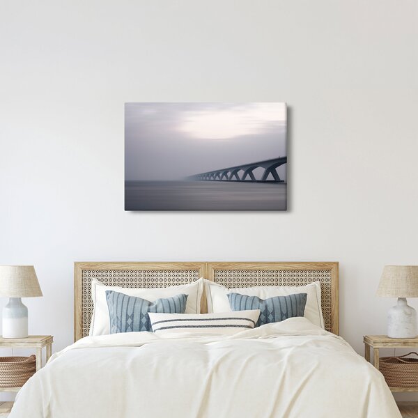 Slika mosta u magli (90x60 cm)