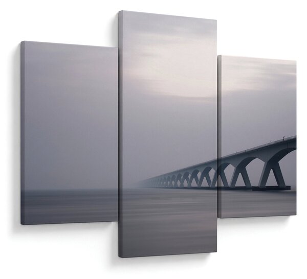 Slika mosta u magli (90x60 cm)