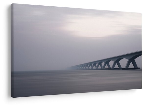 Slika mosta u magli (90x60 cm)