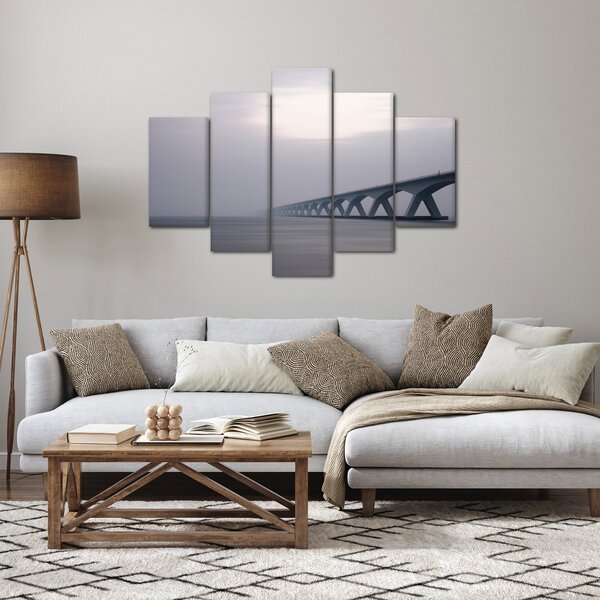 Slika mosta u magli (150x105 cm)