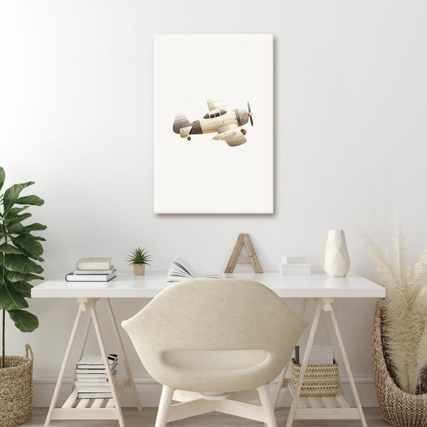 Slika vintage avion u letu