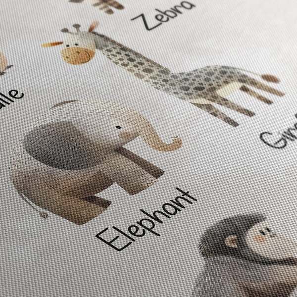 Slika afrički životinjski prijatelji