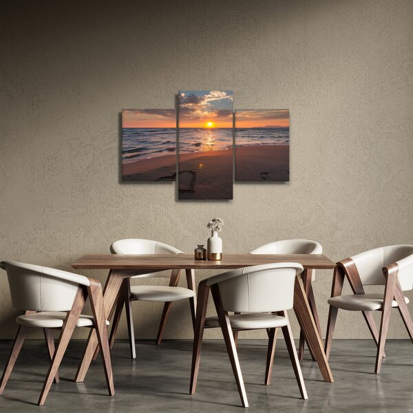 Slika srca u pijesku (90x60 cm)