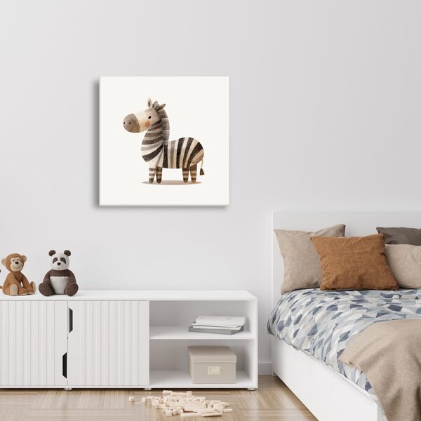Slika vesela zebra za djecu