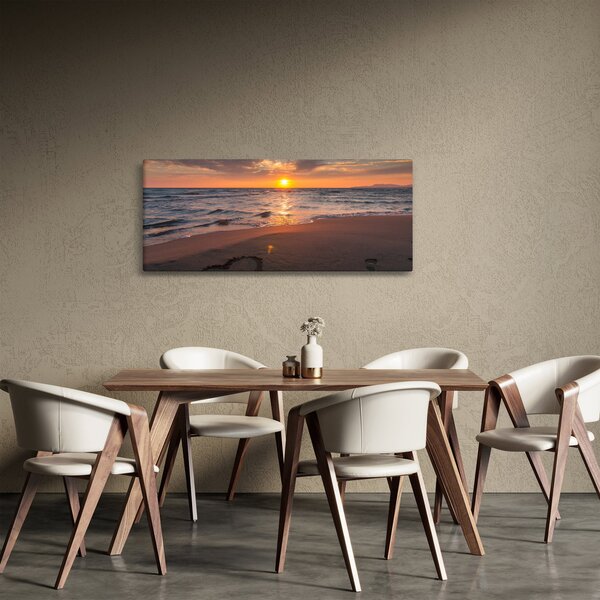 Slika srca u pijesku (120x50 cm)