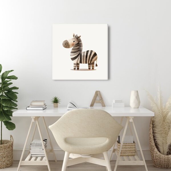 Slika vesela zebra za djecu