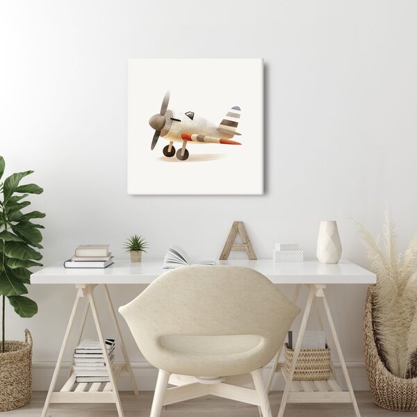 Slika stari avion na nebu