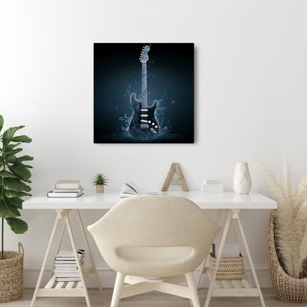 Slika gitara od vodenih tonova