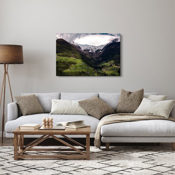Slika - Dolina pod planinama (90x60 cm)