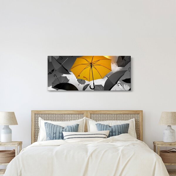 Slika žutog kišobrana (120x50 cm)