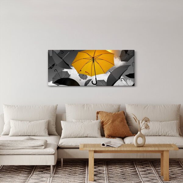 Slika žutog kišobrana (120x50 cm)
