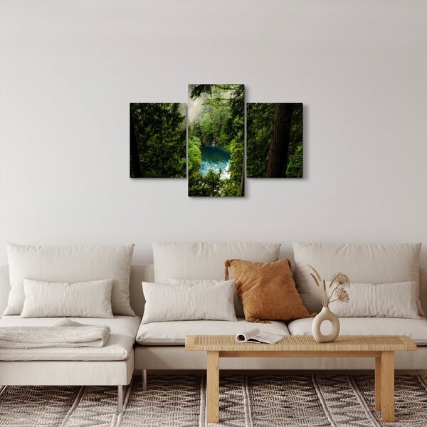Slika - Pogled između stabala (90x60 cm)
