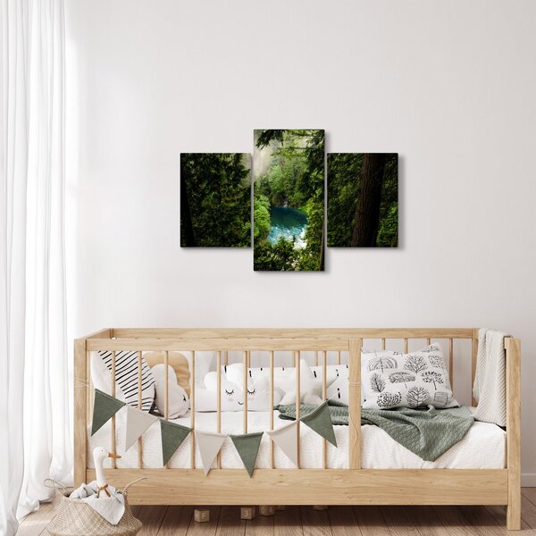 Slika - Pogled između stabala (90x60 cm)