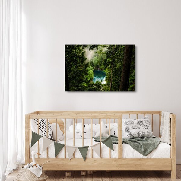 Slika - Pogled između stabala (90x60 cm)