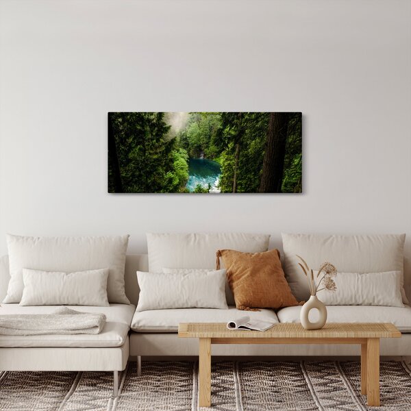 Slika - Pogled između stabala (120x50 cm)