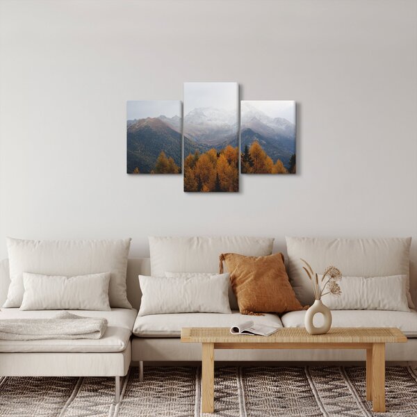 Slika - Pogled na planinske grebene (90x60 cm)