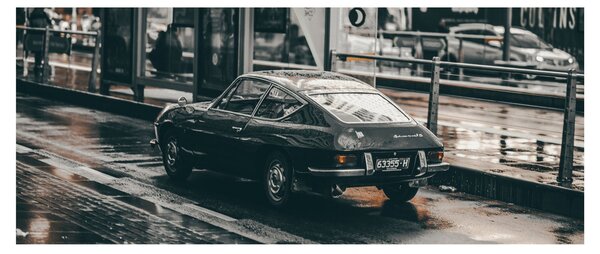 Slika automobila u pokretu (120x50 cm)