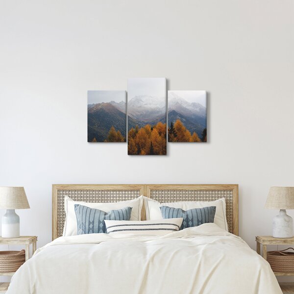 Slika - Pogled na planinske grebene (90x60 cm)