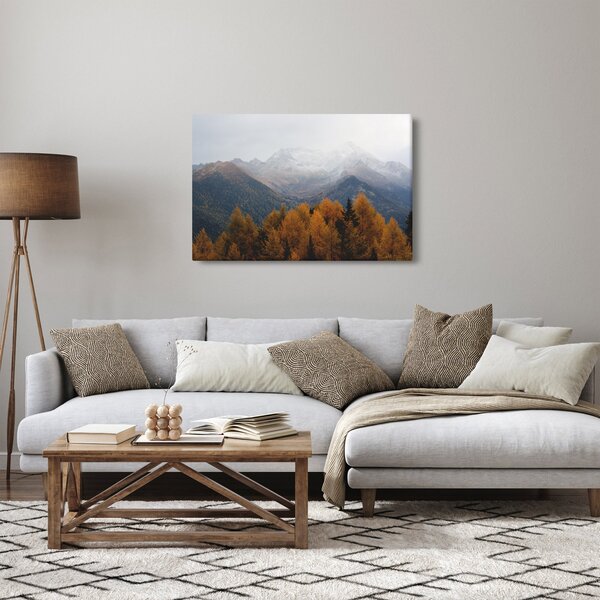 Slika - Pogled na planinske grebene (90x60 cm)