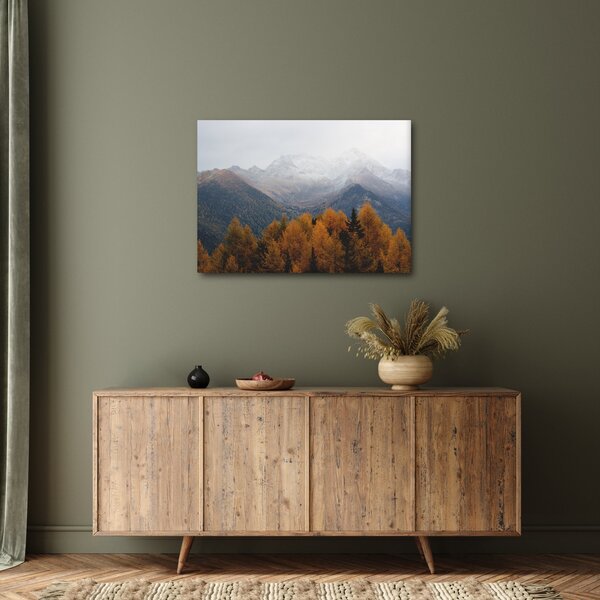 Slika - Pogled na planinske grebene (70x50 cm)
