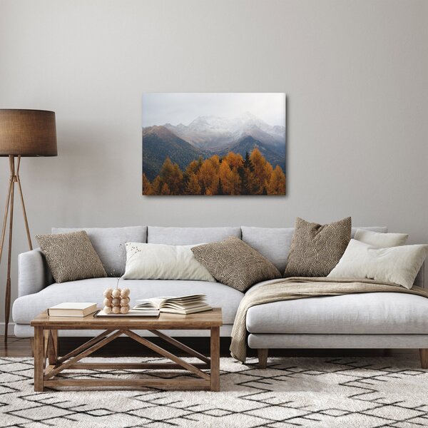 Slika - Pogled na planinske grebene (70x50 cm)